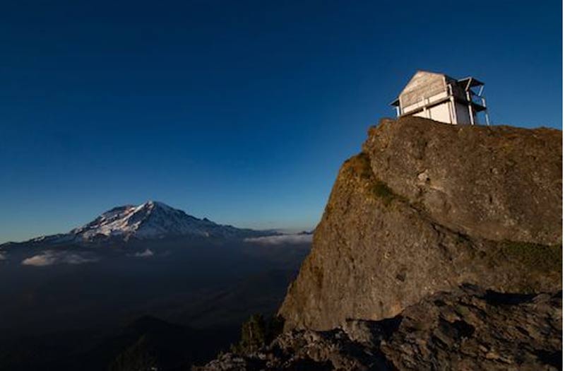Mt Rainier vista overlook