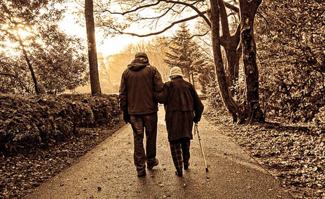 couple walking together