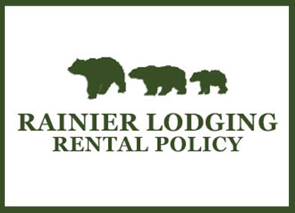 Rainier Lodging Rental Policy